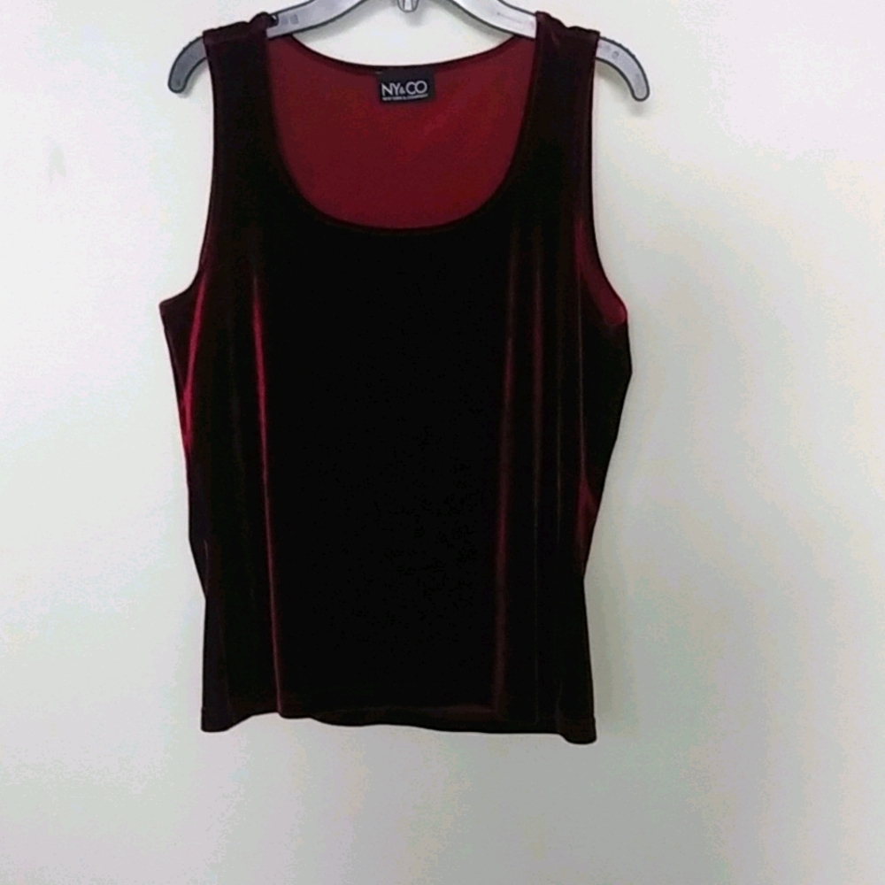 Ny&co velvet shirt